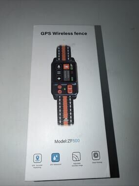 GPS Wireless Dog Fence Model ZF500 Wireless GPS Pet Containment System Open Box